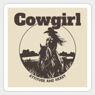 Cowgirl, Attitude and Heart Magnet